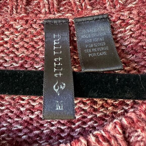 full tilt tilly's red & white sweater women size medium - Picture 4 of 4